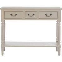 Premier Housewares Heritage 3-Drawer Console Table - Vintage Grey