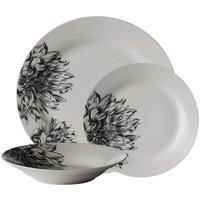 Avie 12pc Botanic Dinner Set, Porcelain