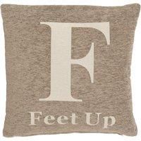 Premier Housewares Feet Up, Chenille Cushion