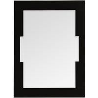 Premier Housewares Osaka Wall Mirror, MDF, Black, 2 x 80 x 60 cm