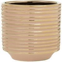 Interiors By Ph Large Ceramic Planter Blush Gold Stripe