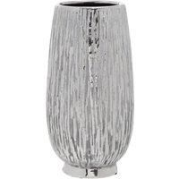 Interiors By Ph Small Silver Ceramic Vase