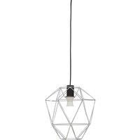 Interiors By Ph Wyra Chrome Pendant Light, Silver
