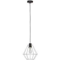 Interiors By Ph Wyra Chrome Cage Pendant Light, Silver