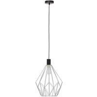 Orsina Black Finish Pendant Light, Geometric Hanging Ceiling Fixture, Luxe Frame Pendant, Luxe Statement Lighting in Silver
