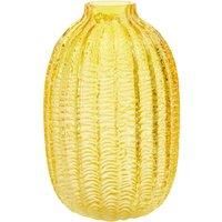 Interiors by PH Bionda Large Yellow Glass Vase