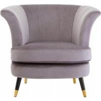 Interiors by Premier Loretta Velvet Scalloped Chair