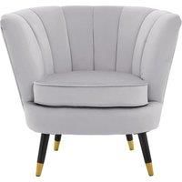 Loretta Velvet Chair With Black Wood And Gold Finish Legs