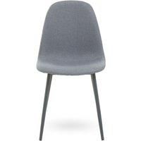 Interiors By Ph Dining Chair With Grey Powder Legs