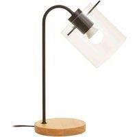 Interiors By Ph Stockholm Matte Black Curved Table Lamp, Black
