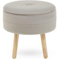 Interiors By Ph Mink Velvet Stool