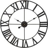 Interiors by PH Black Metal Wall Clock