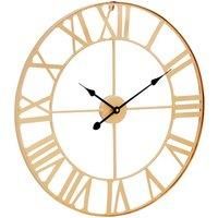 Interiors by PH Large Gold Metal Wall Clock