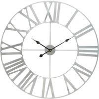 Interiors by PH Silver Metal Wall Clock