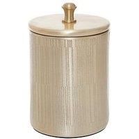 Interiors By Ph Champagne Finish Canister With Lid