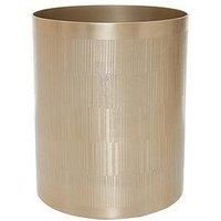 Interiors By Ph Champagne Finish Waste Bin