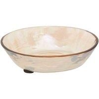 Lucia Amber Glass Soap Dish