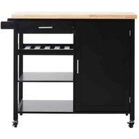 Interiors By Ph Black Kitchen Trolley