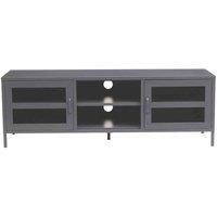 Interiors by PH Acier Two Door Grey Media Unit