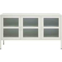 Interiors by PH Acier Three Door White Sideboard