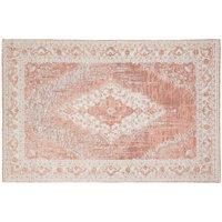 Interiors By Ph Small Pink Jacquard Woven Rug