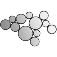 Interiors by PH Persephone Black Finish Wall Mirror