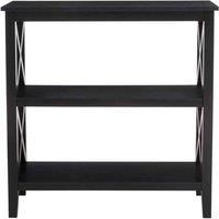 Premier Housewares Heritage Bookcase, black