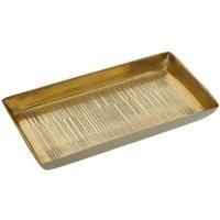 Interiors By Ph Aluminium Tray Gold Finish