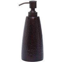 Interiors By Ph Hammered Aluminium Soap Dispenser - Dark Bronze