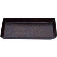 Interiors By Ph Hammered Aluminium Tray - Dark Bronze