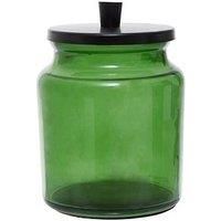 Interiors By Ph Glass Canister With Lid - Green