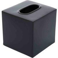 Interiors By Ph Gold And Black Finish Tissue Box
