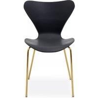 Orsina Elegant Design Dining Chair, Comfortable Breakfast Room Chair, Versatile Outdoor Chair in Gold