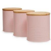 Interiors By PH Set Of Three Pink Canisters