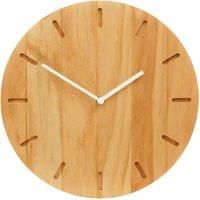 Rustic Natural Wood Effect Wall Clock, Contemporary Wall Clock, Precised Time keeping Wall Clock For Outdoor