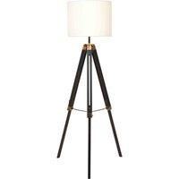 Interiors By Ph Malvern Tripod Floor Lamp With Black Base