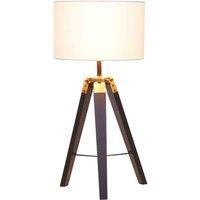 Interiors By Ph Malvern Tripod Table Lamp With Black Base