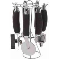 Premier Housewares Home, Black, Silver, One Size