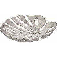 Interiors By Ph Large Leaf Tray Silver