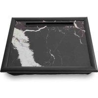 Interiors By Ph Marble Lap Tray, black