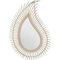 Interiors By Ph Teardrop Natural Rattan Wall Mirror