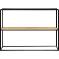 Premier Housewares Rectangular Console Table, black
