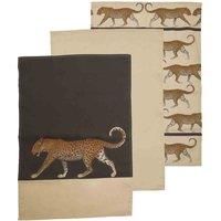 Premier Housewares Tea Towels / Kitchen Towels / Tea Towels for Kitchen - Animal Print