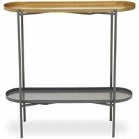 Interiors By Ph Console Table Matt Gold/Grey Enamel