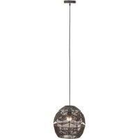 Interiors by PH Black Paper Rope Pendant Lamp
