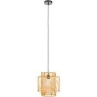 Interiors by PH Natural Rattan Overlapping Pendant Lamp, Brown