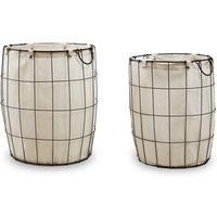Premier Housewares Home, White, Black, One Size