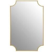 Interiors By Ph Avento Gold Inverted Corners Mirror
