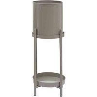 Interiors by PH Asher Two Tier Grey Plant Stand
