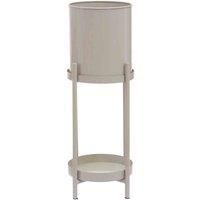 Interiors by PH Asher Two Tier Grey Plant Stand